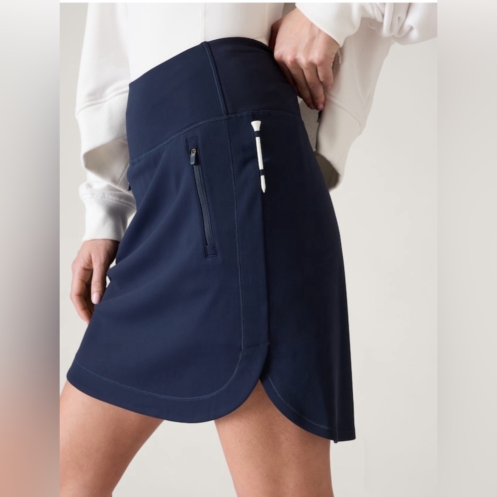 NWOT Athleta Fairway Golf Navy Skort 18” Size 1X